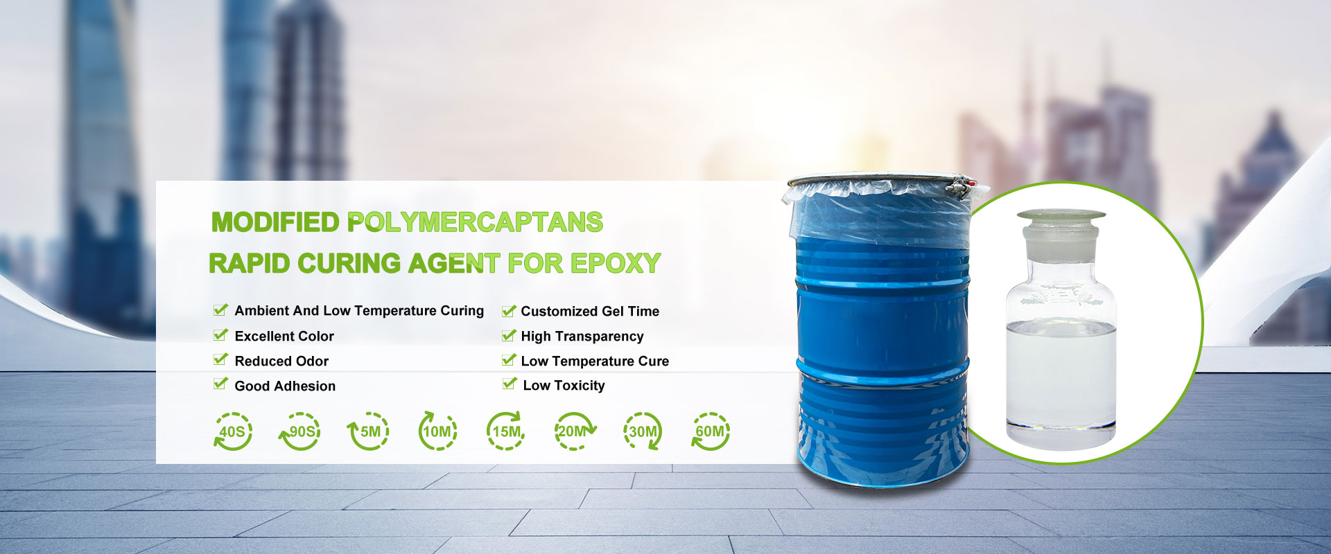 Polyme dựa trên Mercaptan của Trung Quốc